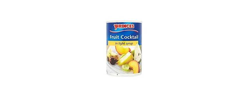 Canned mixed fruit