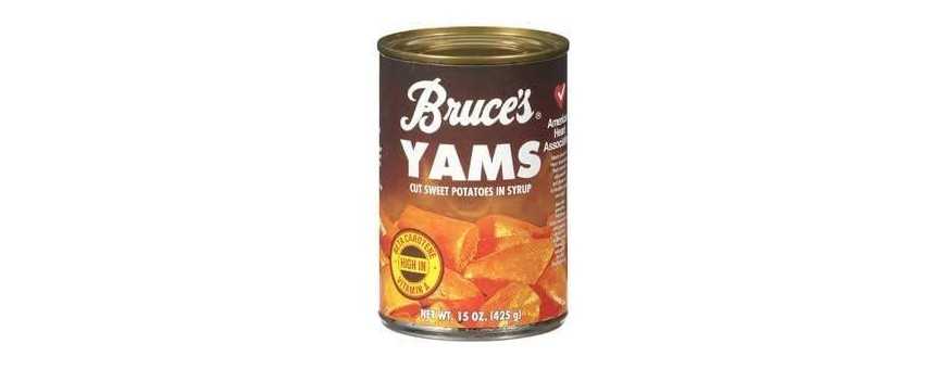 Canned yam