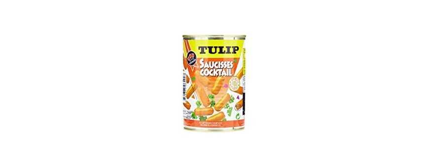 Canned sausages