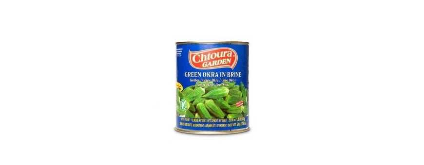Pickled and vinegar okra