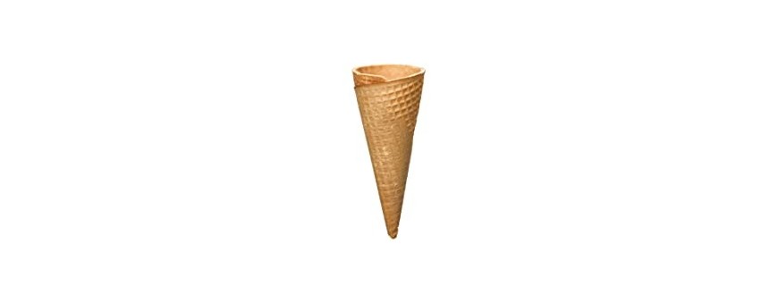 Ice cream cones and decorations
