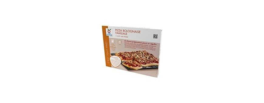 Frozen meat pizzas