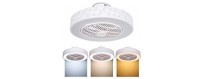 Ceiling fans with integrated lamp