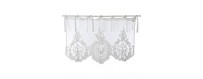 Valances for interior curtains