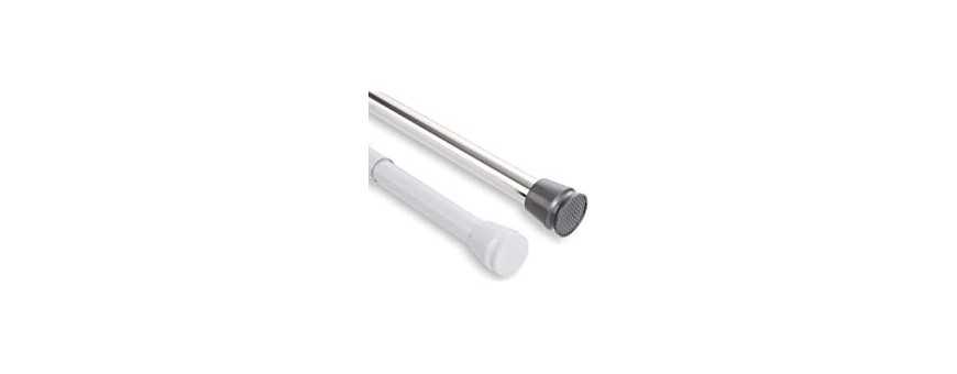 Shower curtain rods