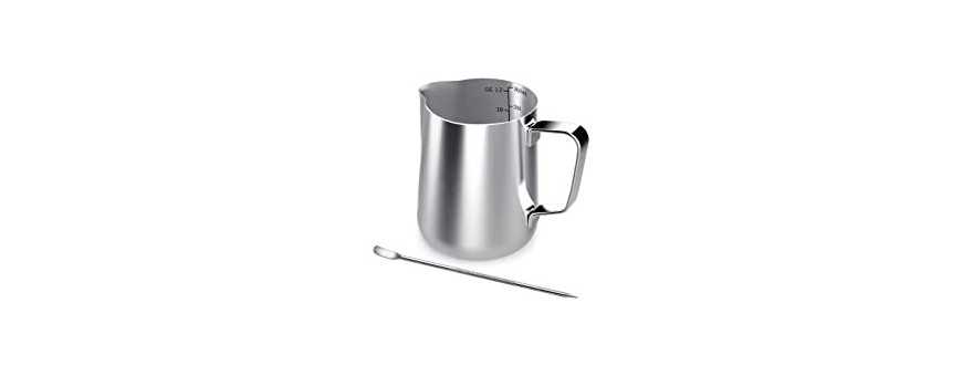 Milk frother jugs