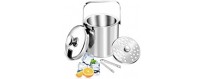 Ice buckets and tongs