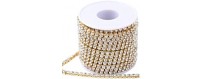 Beaded borders for sewing