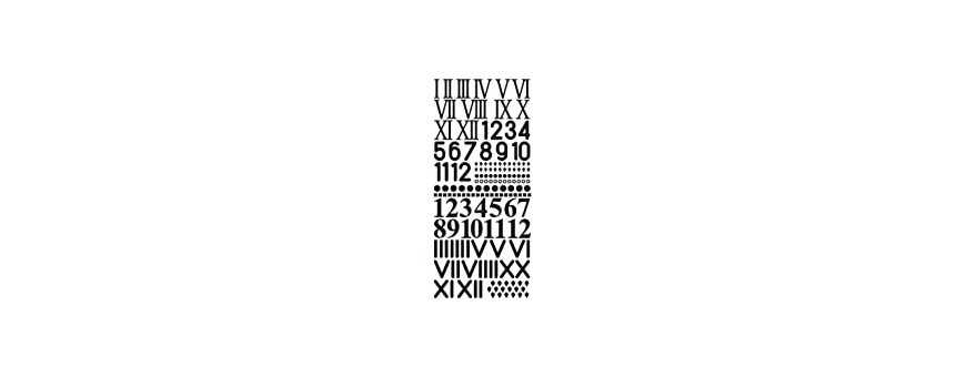 Figures for watchmaking