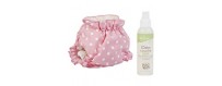 Washable diaper sprays