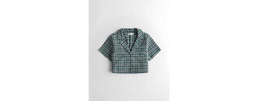 Girls' sporty button-down shirts