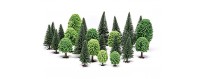 Landscapes for model railroading