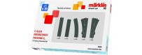 Rails for model railroading