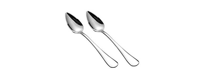 Grapefruit and melon spoons