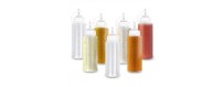 Squeeze bottle for condiment