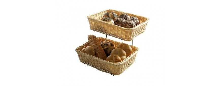 Bread and shopping baskets