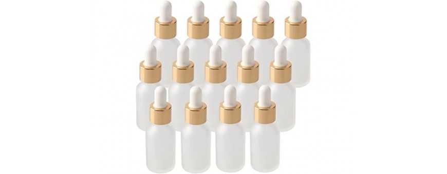 Refillable droppers for cosmetics