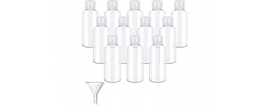 Refillable spray bottles for cosmetics