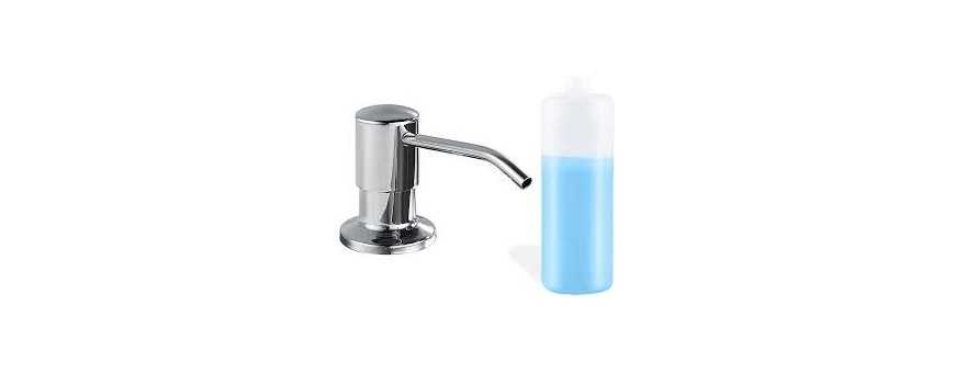 Integrated soap dispensers
