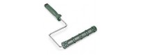 Paint roller mounts