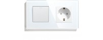 Plates with switches and sockets