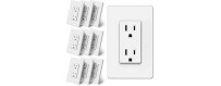 Wall plates with sockets